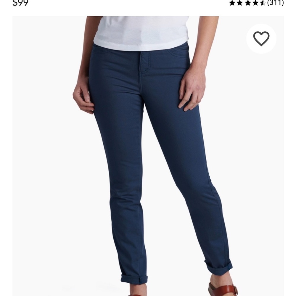 Kuhl Kontour Skinny, metal blue, 6R, like new condition. Style Number: 6373